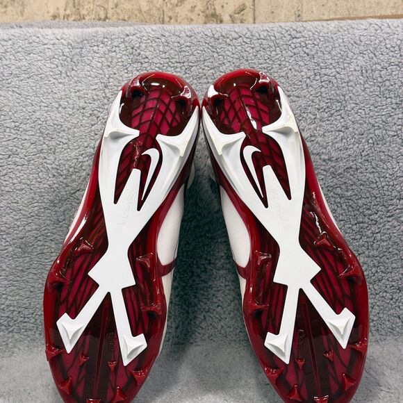 Nike Alpha Menace Elite 3 Mens Size 16 Football Shoes Cleats White Dark Red main image 10